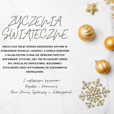 Życzenia Świąteczne 2025 r.